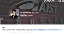 Desktop Screenshot of hirokatsukataoka.net